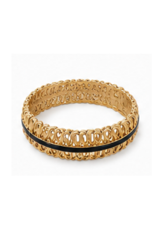 Vintage Structured Cuff Bracelet