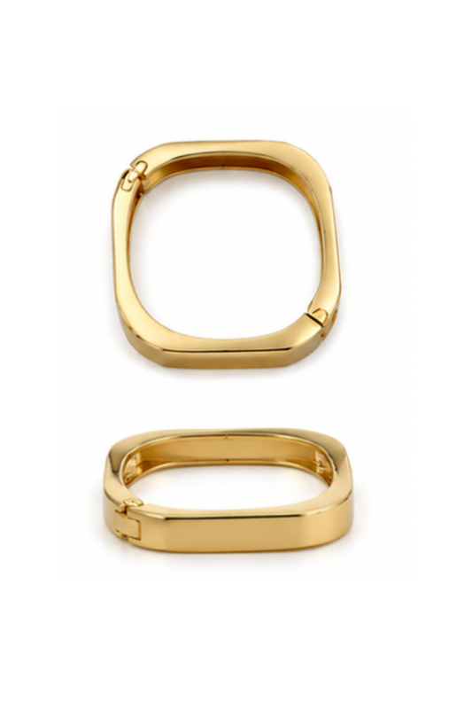 Bangle - Square Gold
