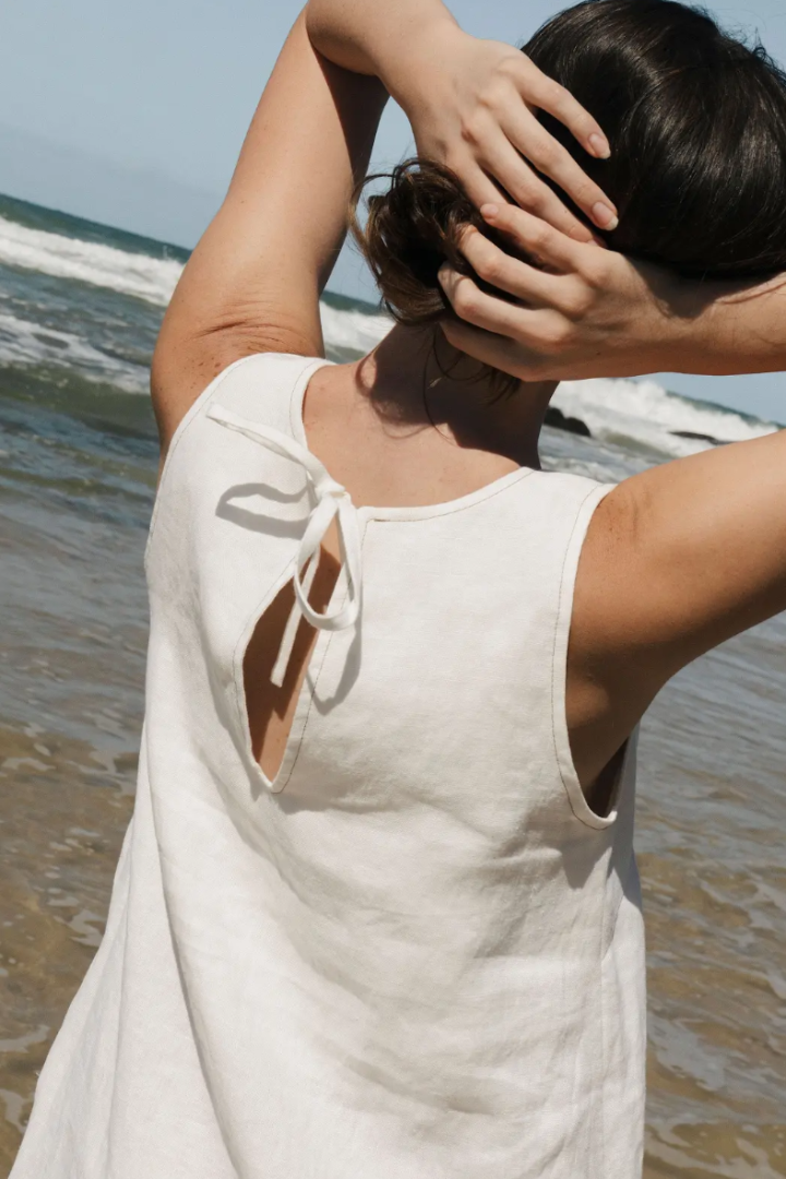 Contrast Stitch Dres