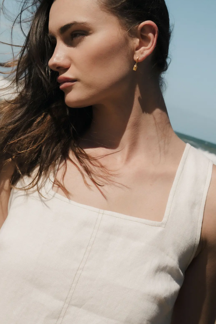 Contrast Stitch Dres