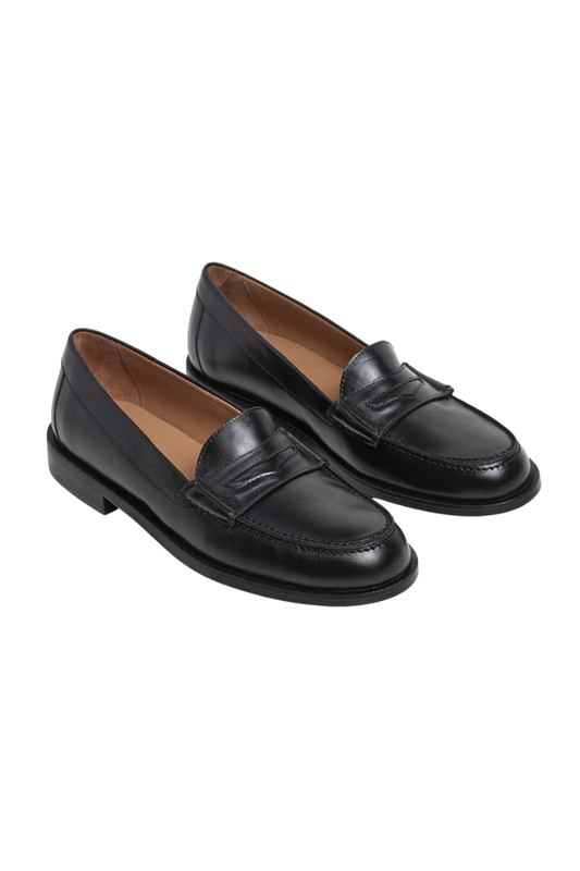 Flattered Sage Leather Loafer