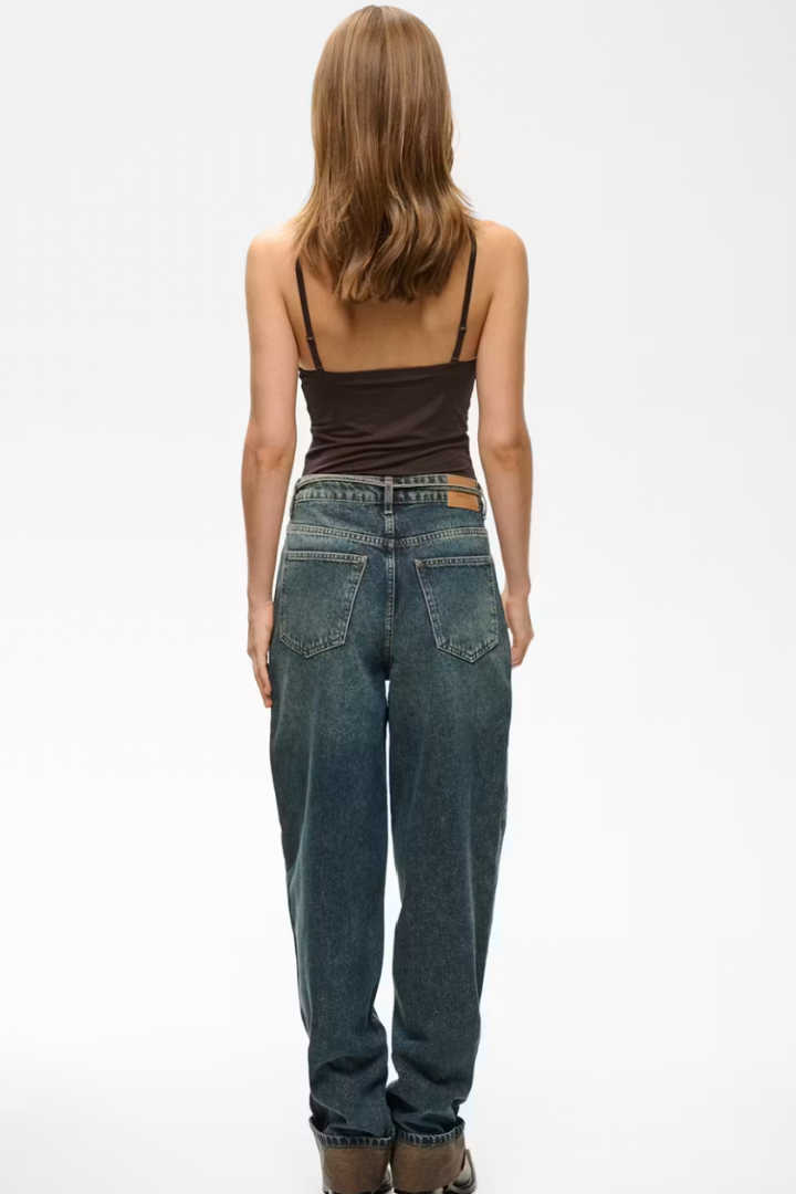 Gestuz Cami Top in Brown — adjustable straps and a slim silhouette that skims without clinging