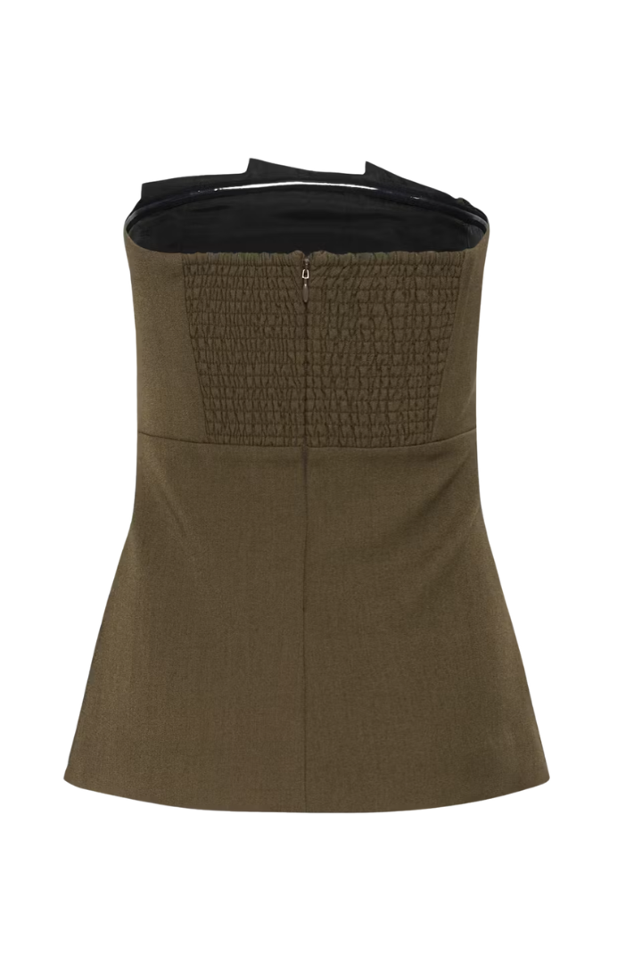 Stacy Top, worn with coordinating trouser