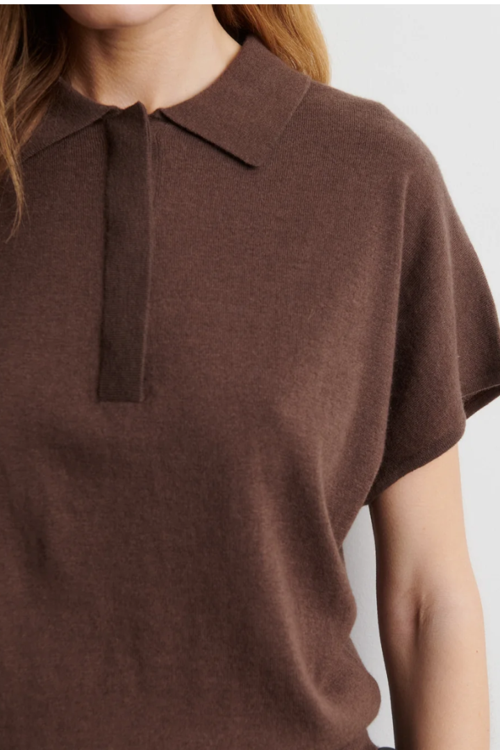Carlo SS Polo collar detail