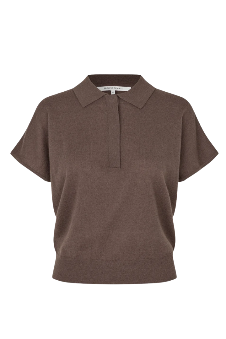 Carlo SS Polo ribbed hem detail