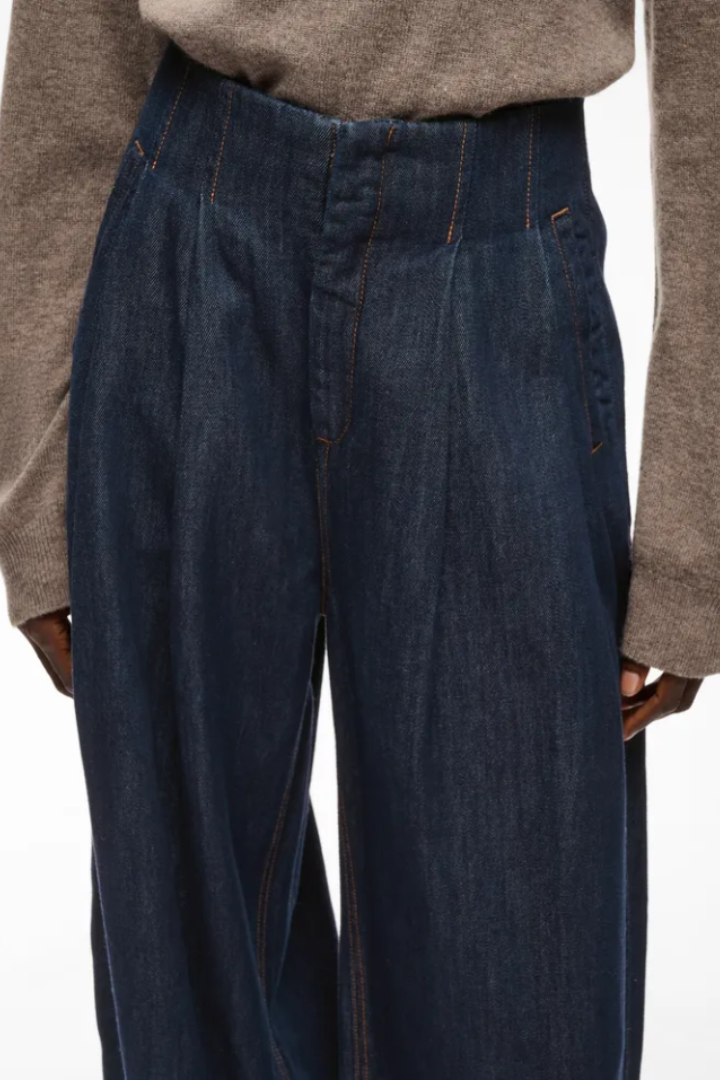 Hiro Denim Trouser fabric detail