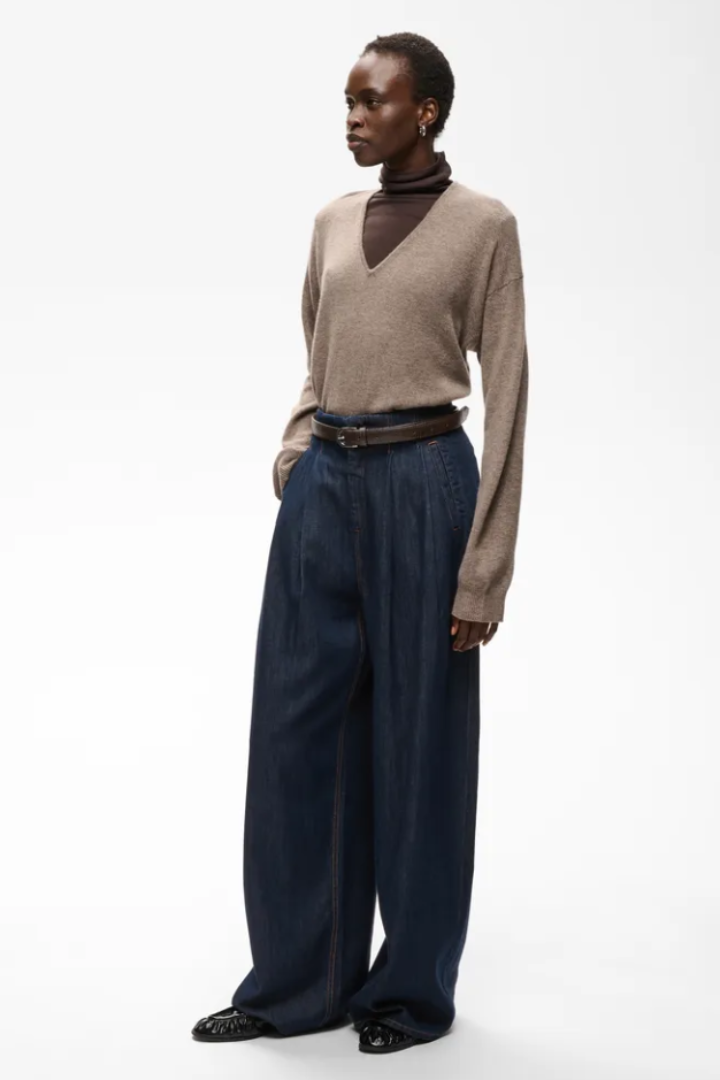 Hiro Denim Trouser side view