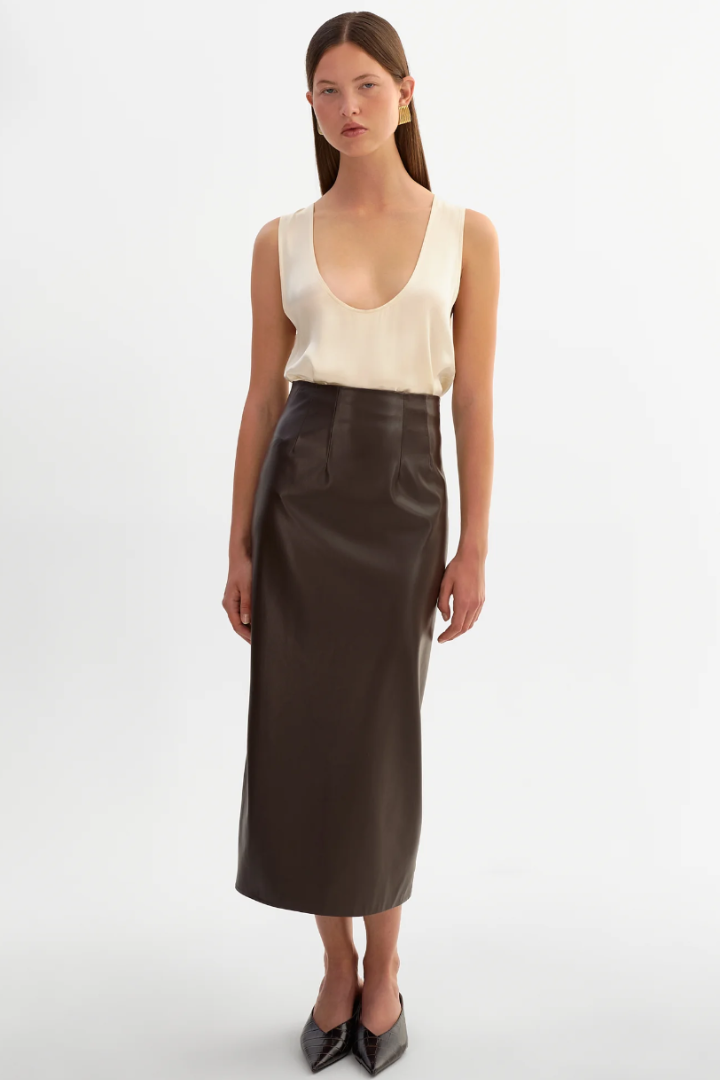 Maylor Pencil Skirt, back vent detail