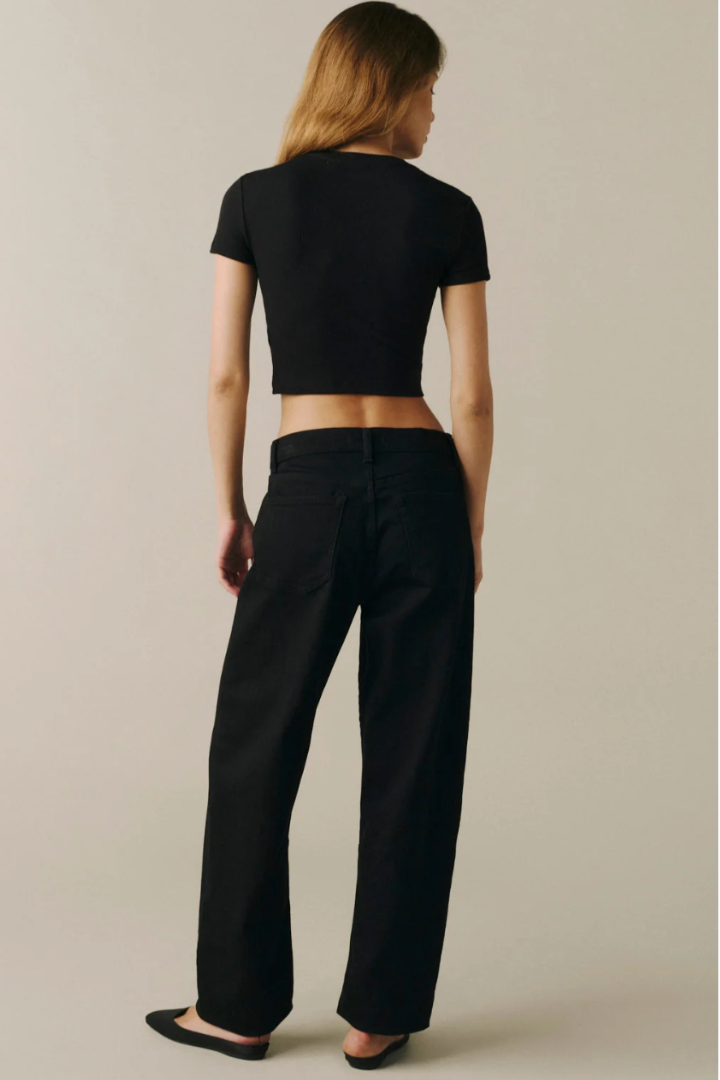 BNA Soft Barrel Jean, side view