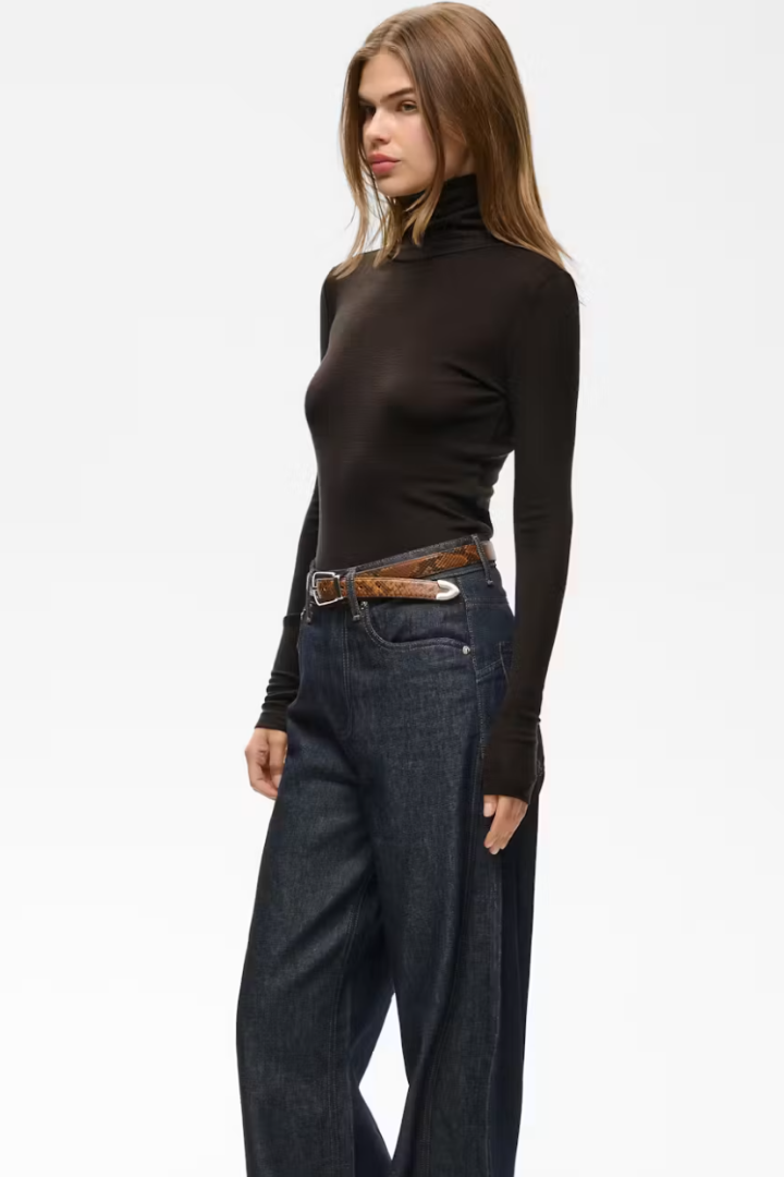 Ninia Wool Turtleneck styled look