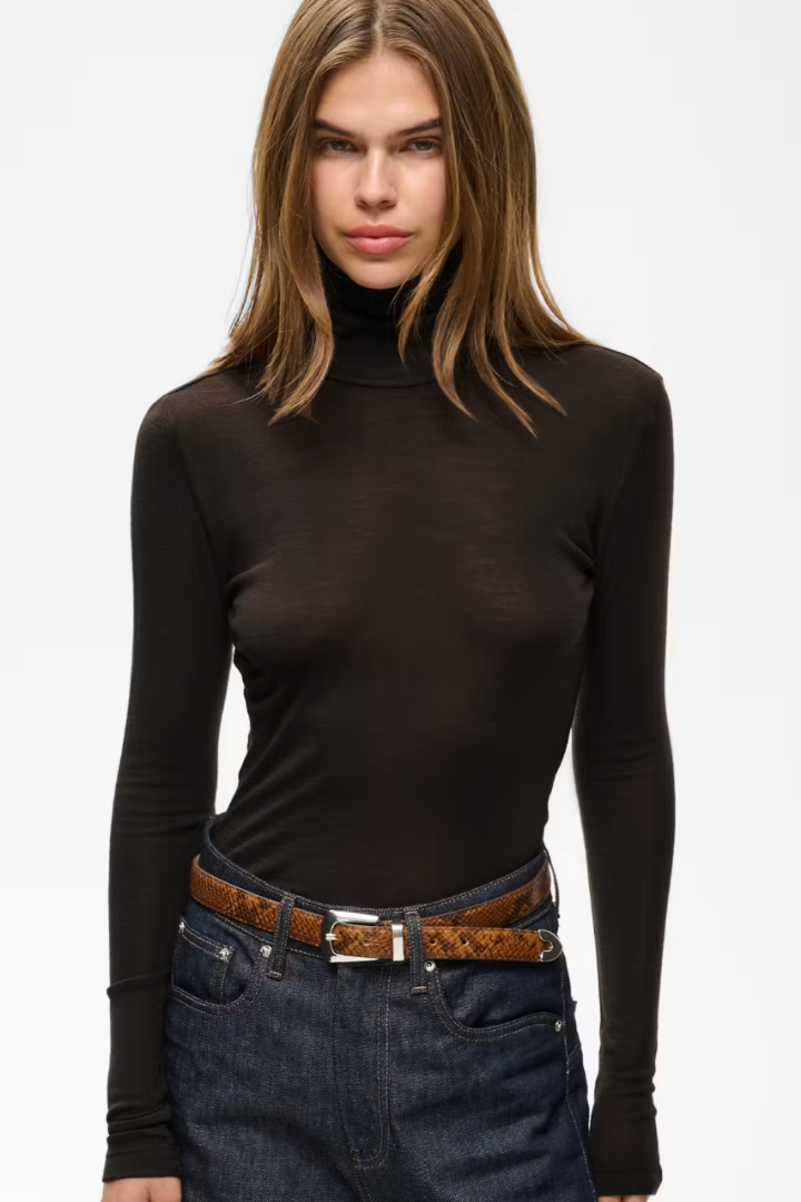 Ninia Wool Turtleneck, front view
