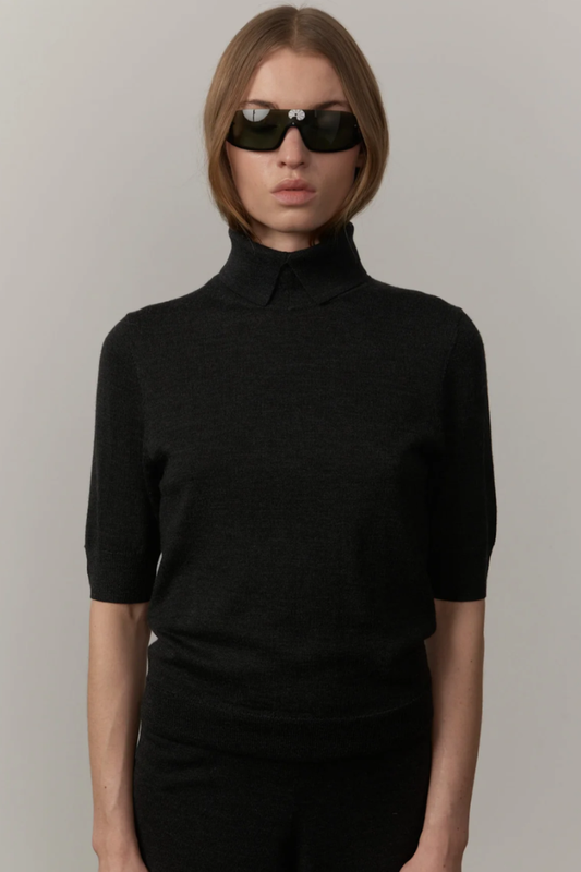 Perrt Knit Blouse, front view