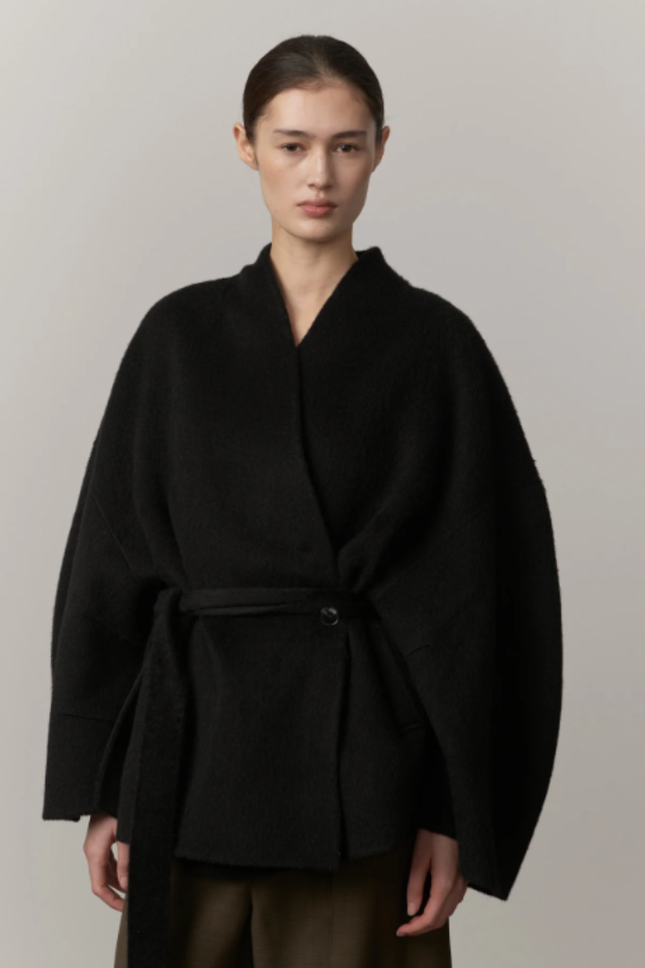 Clara Jacket, button closure detail