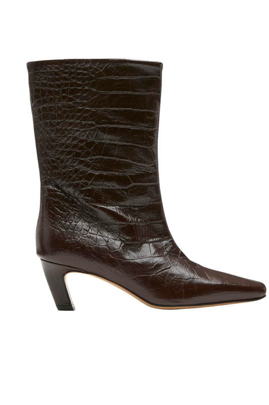 Sister x Soeur Logan Boot in Brown — a brown boot from Sister x Soeur's footwear collection.