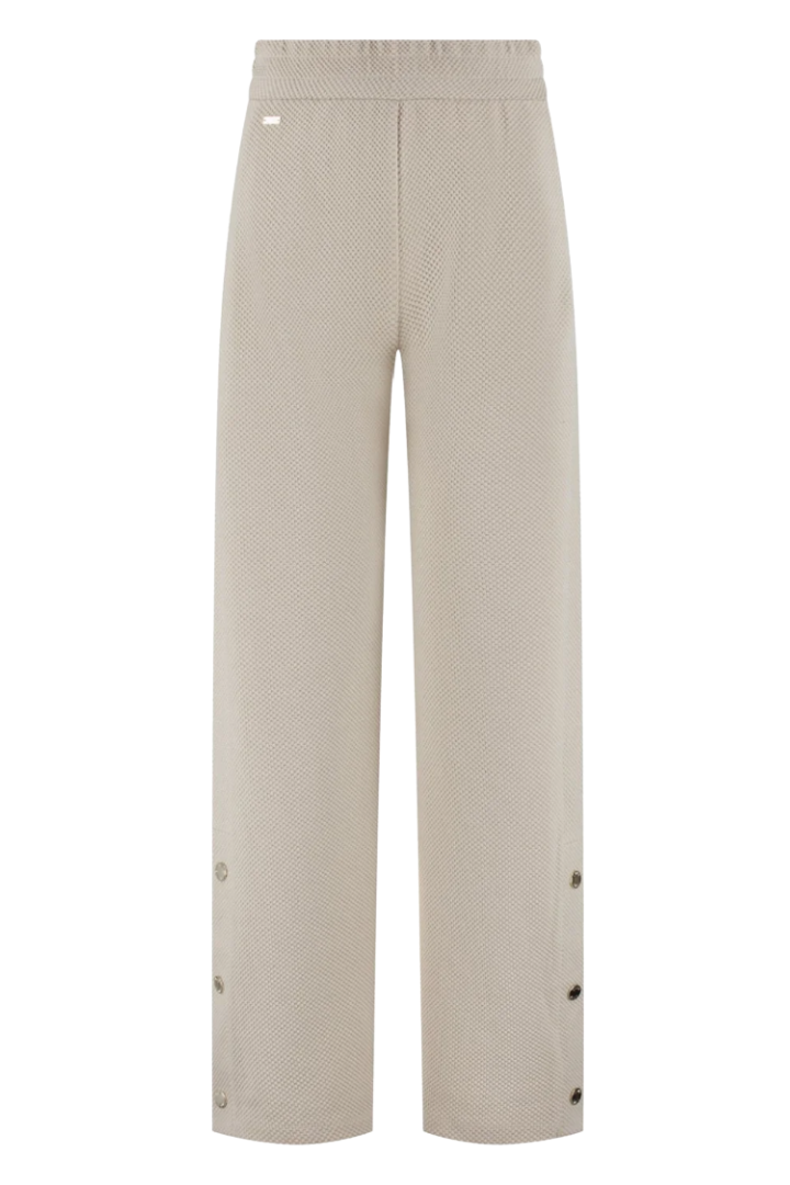 Lune Active Moon Pant in Beige — organic cotton blend with a relaxed fit and easy silhouette.