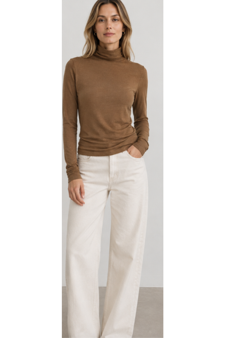 Cotton Cashmere Tneck