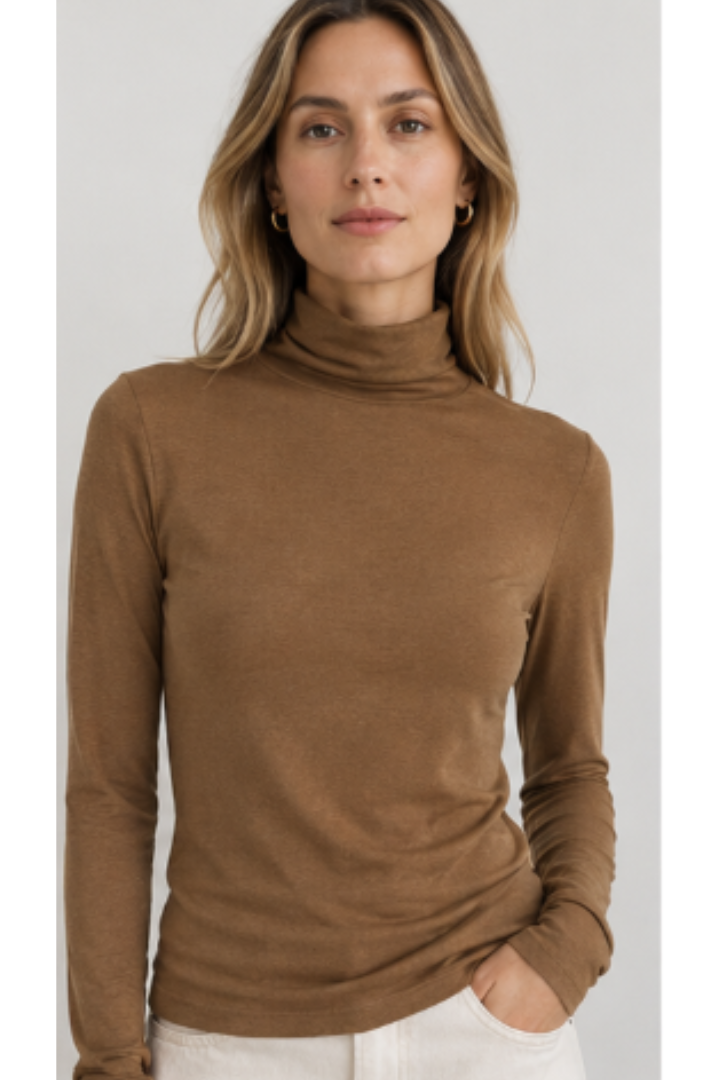 Cotton Cashmere Tneck