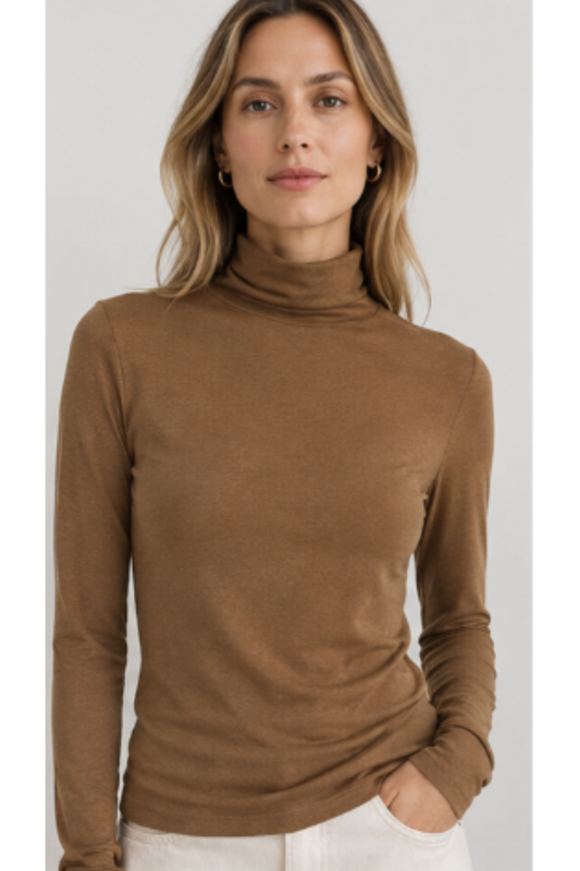 Cotton Cashmere Tneck