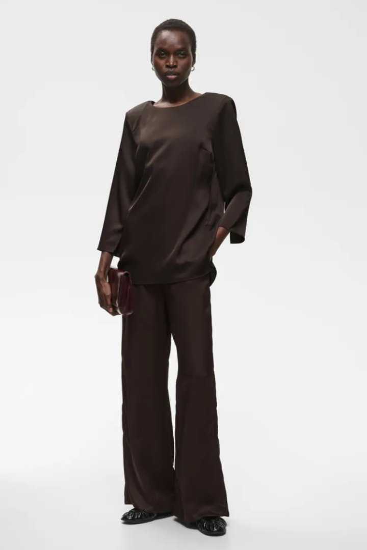 InWear Olive Pant — trouser in brown, view 3