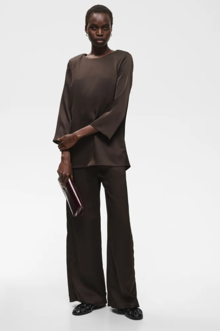 InWear Olive Pant — trouser in brown, view 2