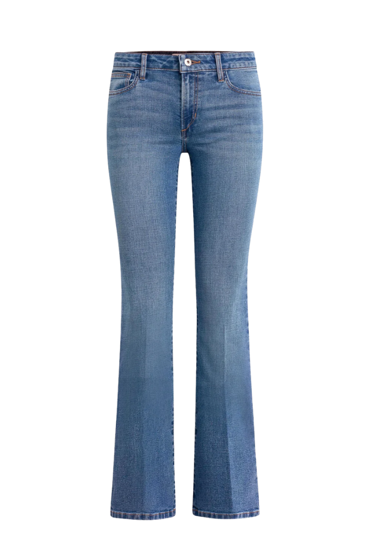 Joe's Jeans Naomi Bootcut — low-rise bootcut jean in medium blue, view 8