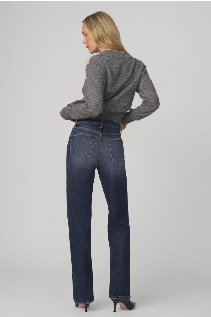 Joe's Jeans Margot Straight — high-rise straight-leg jean in dark wash, view 7