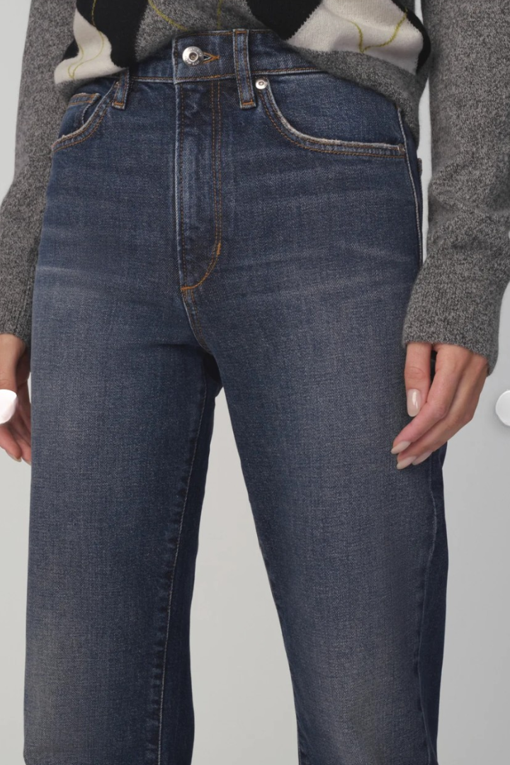 Joe's Jeans Margot Straight — high-rise straight-leg jean in dark wash, view 5