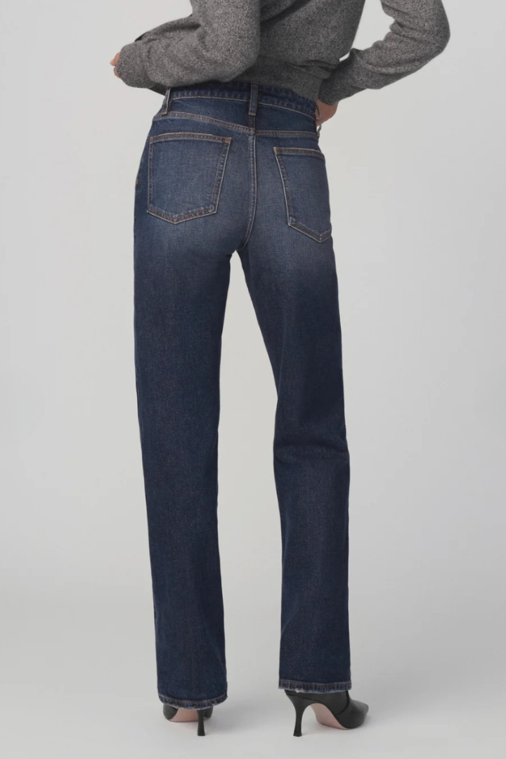 Joe's Jeans Margot Straight — high-rise straight-leg jean in dark wash, view 4