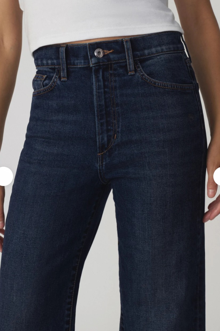 Joe's Jeans Mia Wide Leg — high-rise wide-leg jean in medium-dark indigo, view 5