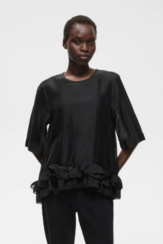 InWear Orange Top — top in black