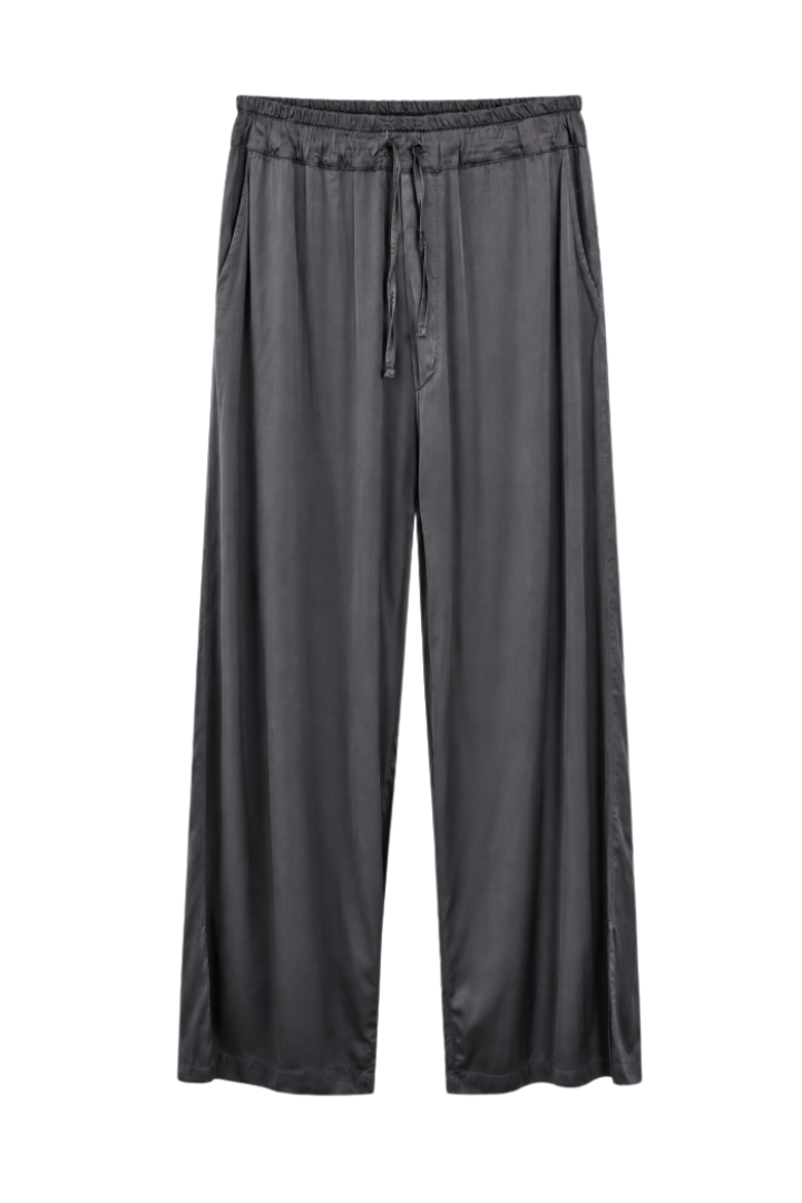 Faux Silk Pants
