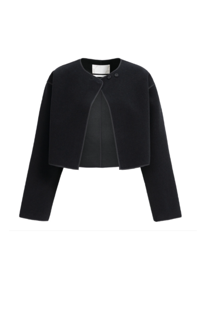 Wool Cropped Jacket
