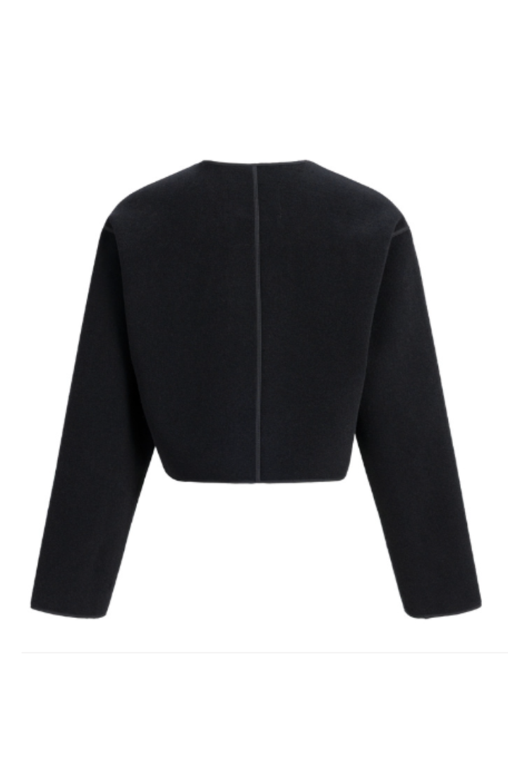 Wool Cropped Jacket