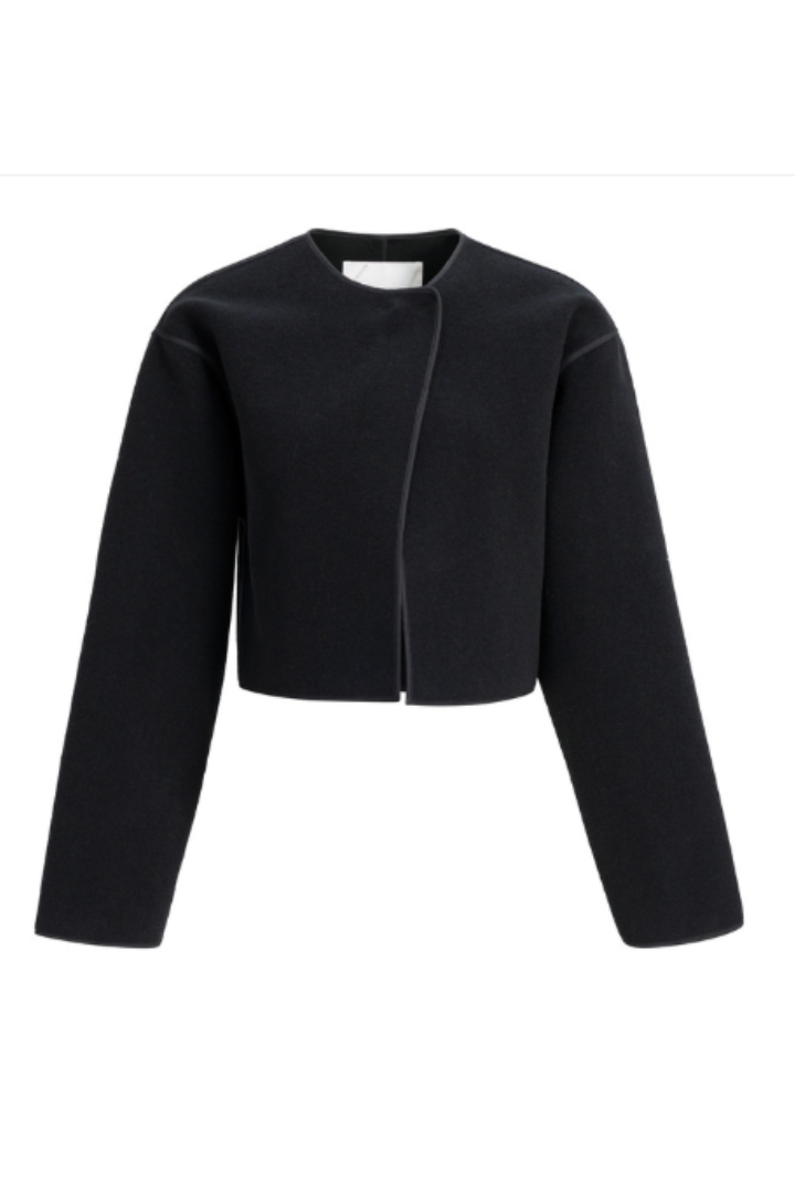 Wool Cropped Jacket