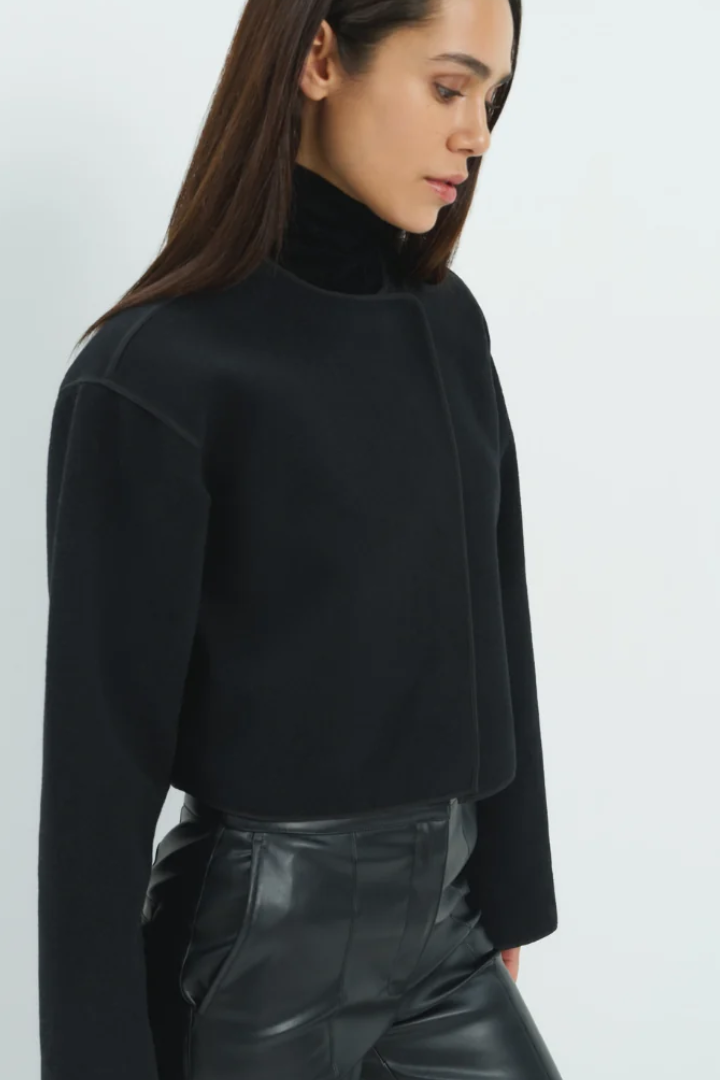 Wool Cropped Jacket