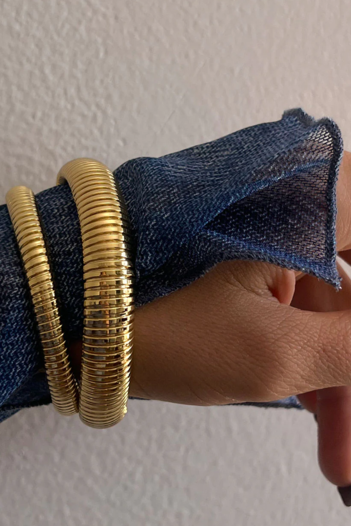 Flex Snake Bracelet - Gold